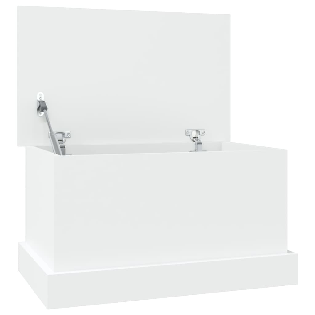 Vidaxl opbergbox wit 50x30x28 cm bewerkt hout