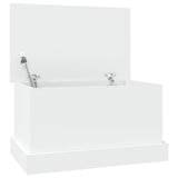 Vidaxl opbergbox wit 50x30x28 cm bewerkt hout