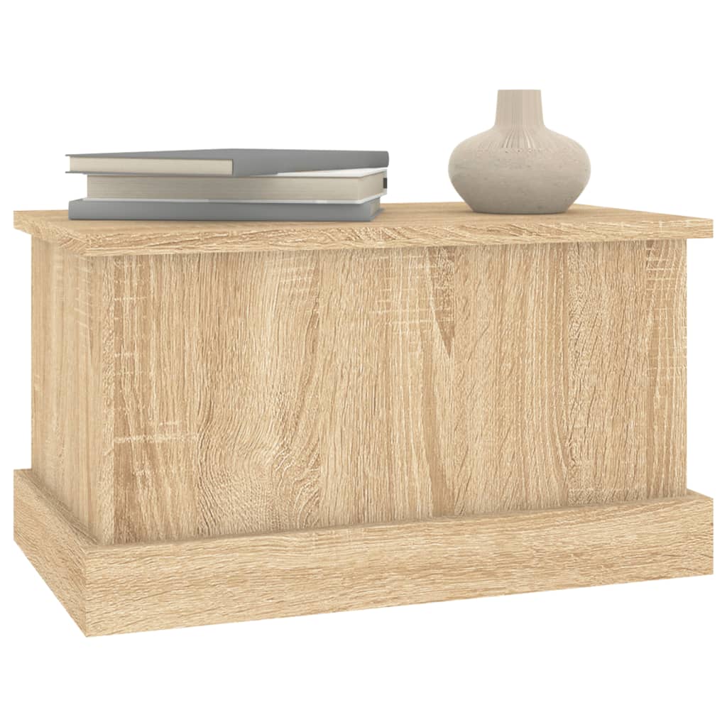 Vidaxl opbergbox sonoma eiken 50x30x28 cm bewerkt hout