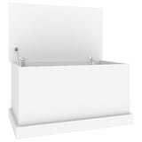 Vidaxl opbergbox wit 70x40x38 cm bewerkt hout
