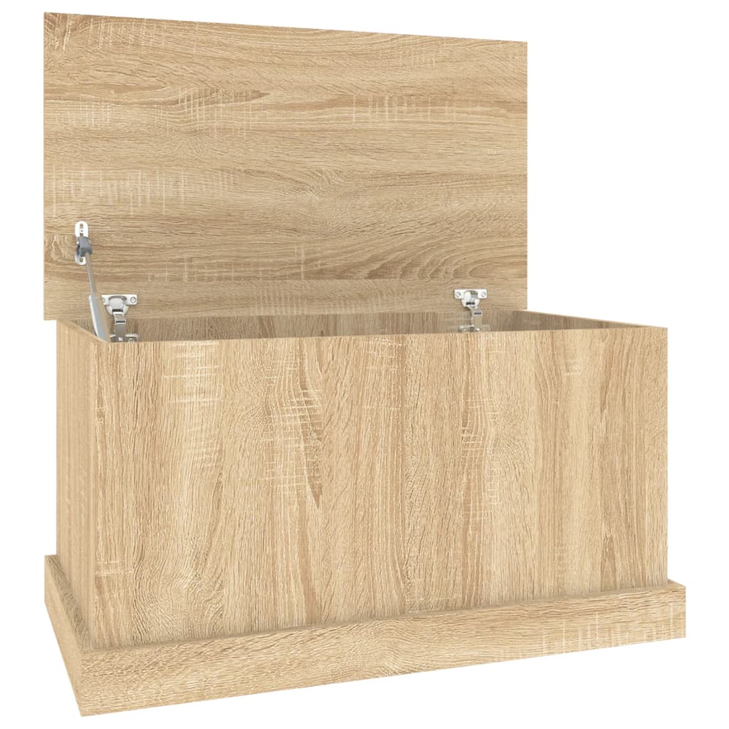 Vidaxl opbergbox sonoma eiken 70x40x38 cm bewerkt hout