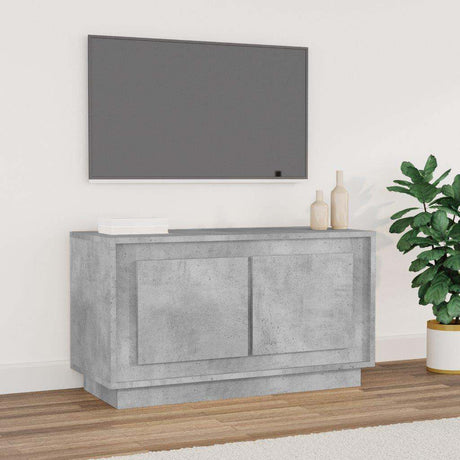 Vidaxl tv-meubel 80x35x45 cm bewerkt hout betongrijs