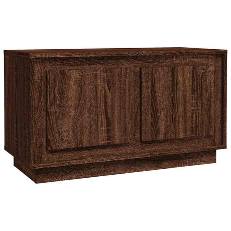 Vidaxl tv-meubel 80x35x45 cm bewerkt hout bruin eikenkleur