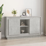 Vidaxl dressoir 102x35x60 cm bewerkt hout betongrijs