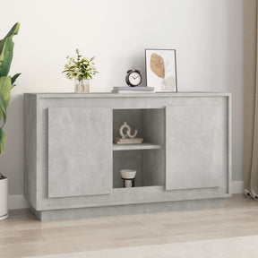 Vidaxl dressoir 102x35x60 cm bewerkt hout betongrijs