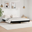 Vidaxl bedframe bewerkt hout zwart 150x200 cm