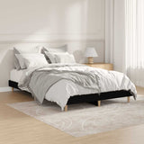 Vidaxl bedframe bewerkt hout zwart 120x190 cm