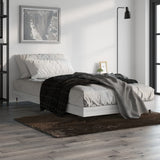 Vidaxl bedframe bewerkt hout grijs sonoma eikenkleurig 90x200 cm