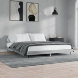 Vidaxl bedframe zonder matras 160x200 cm spaanplaat grijs sonoma