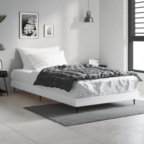 Vidaxl bedframe bewerkt hout wit 90x200 cm