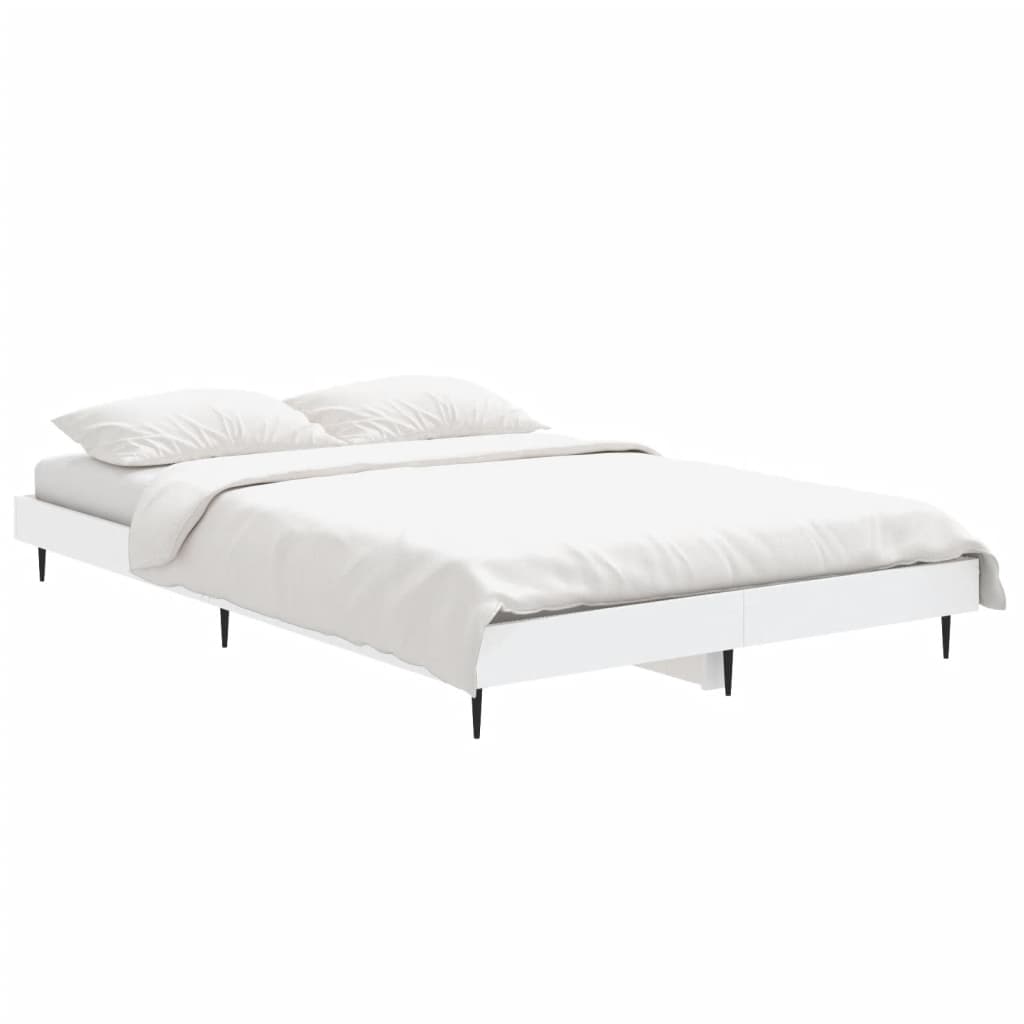 Vidaxl bedframe bewerkt hout wit 120x190 cm