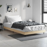 Vidaxl bedframe zonder matras hout sonoma eikenkleurig 90x190 cm