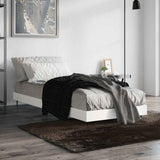 Vidaxl bedframe bewerkt hout wit 75x190 cm