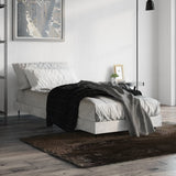Vidaxl bedframe bewerkt hout betongrijs 75x190 cm