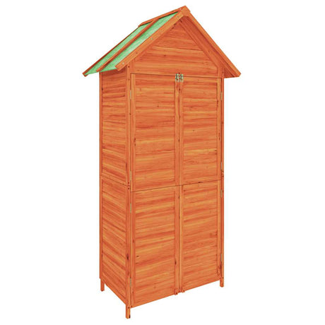 Szopa ogrodowa Vidaxx 89x52,5x175 cm z litego drewna sosnowego w kolorze brązowym