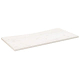 Vidaxl bureaublad 110x60x2,5 cm massief grenenhout wit