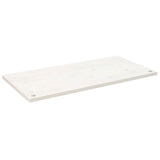 Vidaxl bureaublad 100x50x2,5 cm massief grenenhout wit