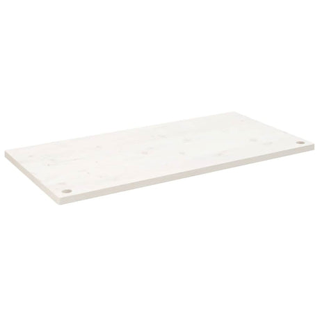 Vidaxl bureaublad 100x50x2,5 cm massief grenenhout wit