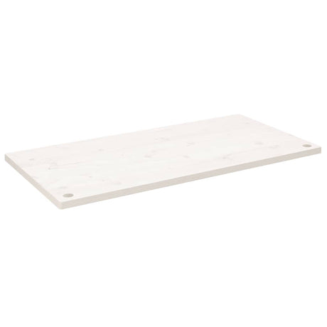 Vidaxl bureaublad 100x60x2,5 cm massief grenenhout wit