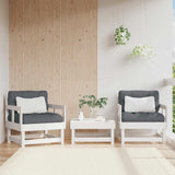 Vidaxl tuinstoelen met kussens 2 st massief grenenhout wit