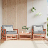 Vidaxl tuinstoelen 2 st met kussens massief douglashout