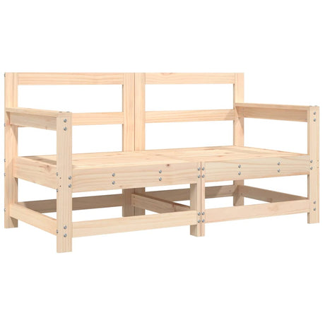Vidaxl tuinstoelen 2 st met kussens massief grenenhout