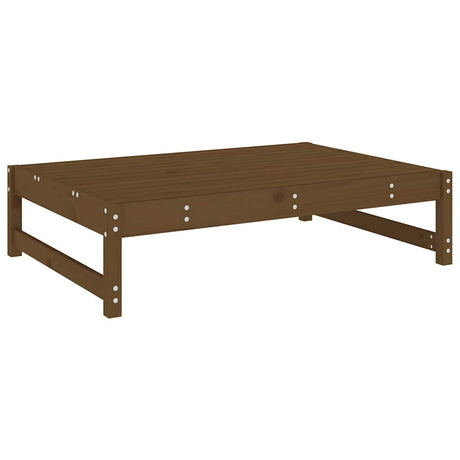 Vidaxl tuinvoetenbank 120x80 cm massief grenenhout honingbruin