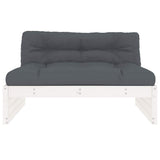 Vidaxl middenbank 120x80 cm massief grenenhout wit