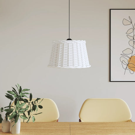 Klosz sufitowy Vidaxx ø45x28 cm wiklinowy biały
