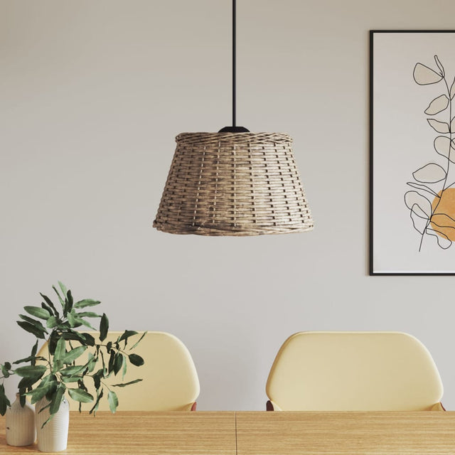 Klosz sufitowy Vidaxx ø50x30 cm wiklinowy brąz