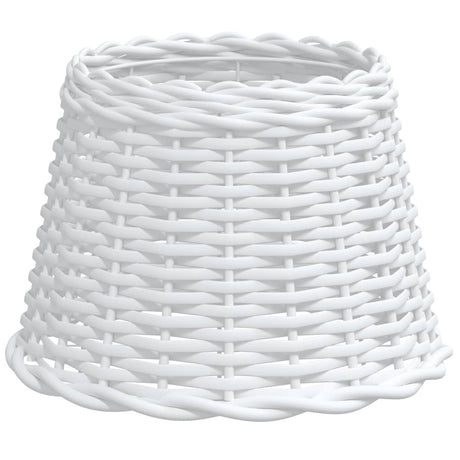 Klosz VidaXL ø30x20 cm wiklinowy biały