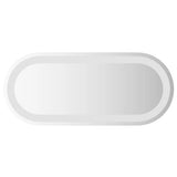 VidaXL Lustro łazienkowe LED, owalne, 60x25 cm