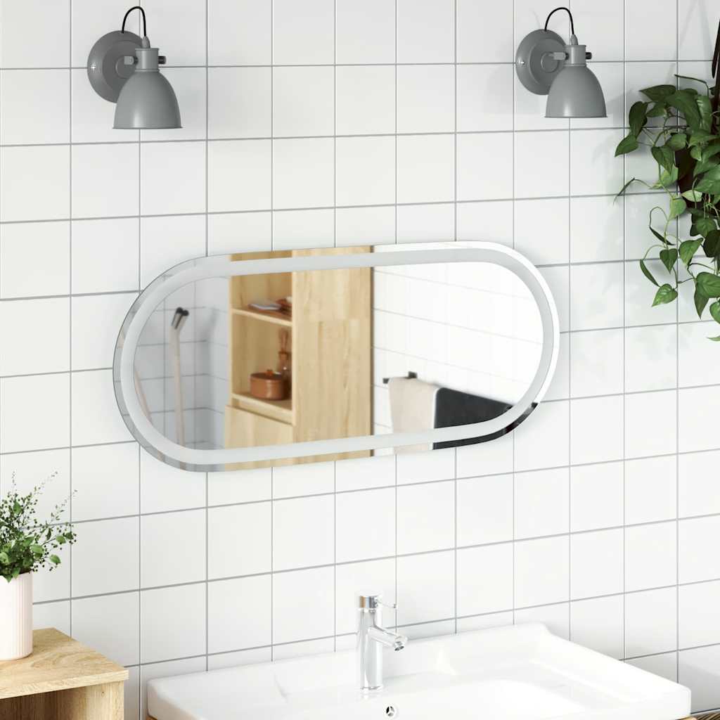 Lustro łazienkowe Vidaxx LED owalne 90x40 cm