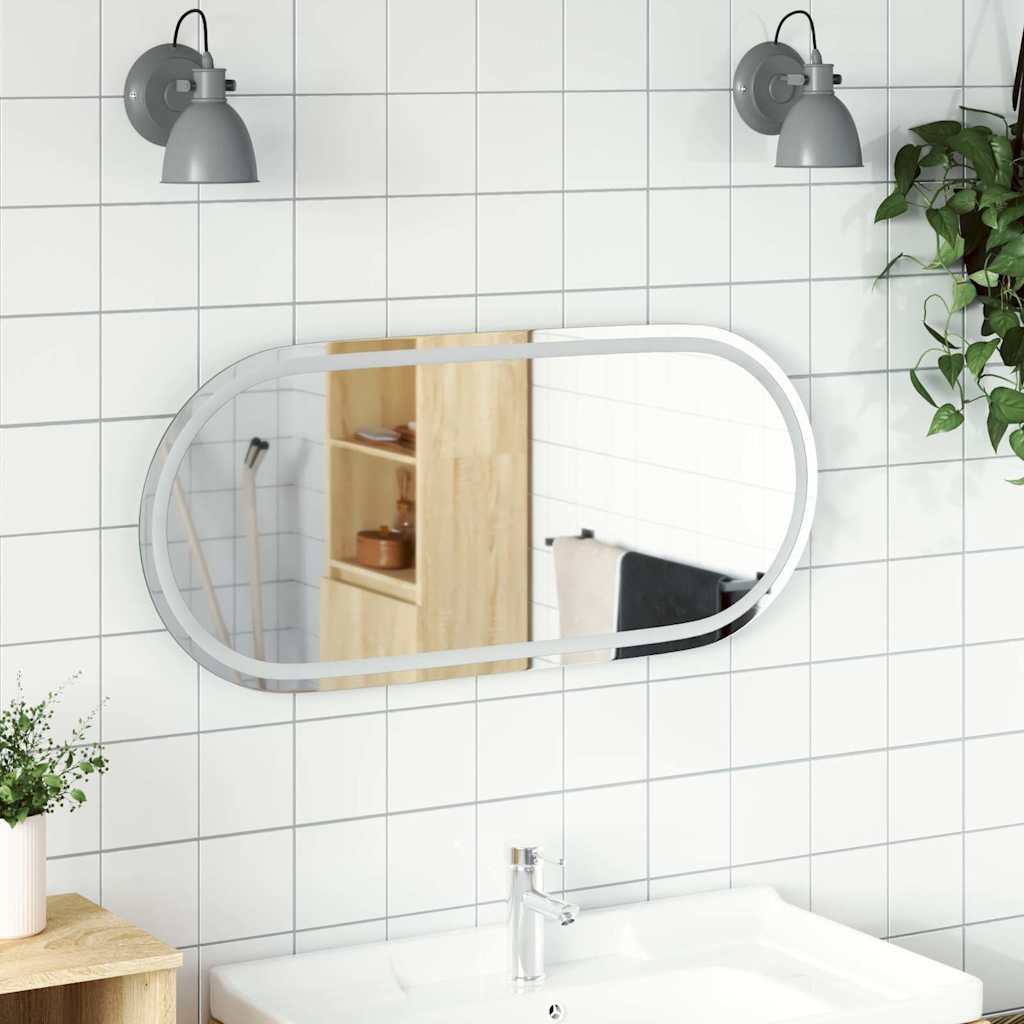 Lustro łazienkowe Vidaxx LED owalne 100x45 cm