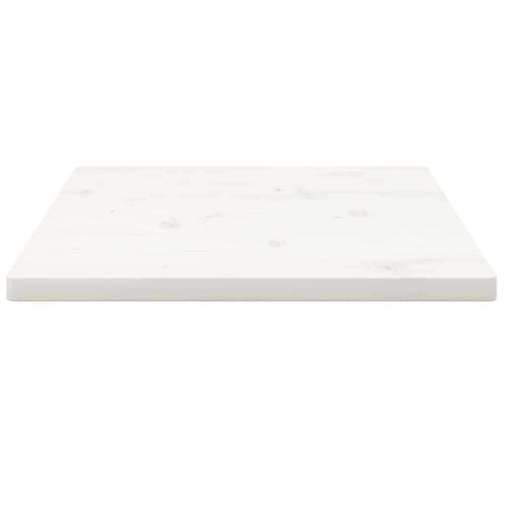 Vidaxl tafelblad vierkant 40x40x2,5 cm massief grenenhout wit