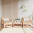 Vidaxl tuinstoelen 2 st massief grenenhout