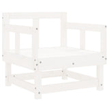 Vidaxl tuinstoelen 2 st massief grenenhout wit