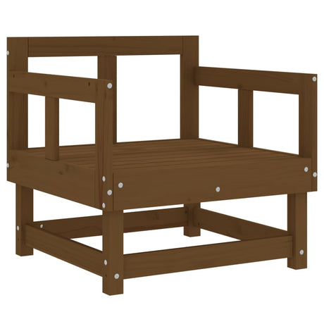 Vidaxl tuinstoelen 2 st massief grenenhout honingbruin