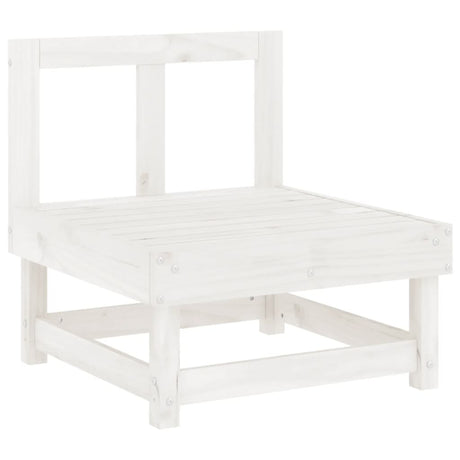 Vidaxl 3-delige loungeset massief grenenhout wit