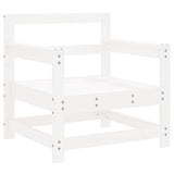 Vidaxl tuinstoelen 2 st massief grenenhout wit