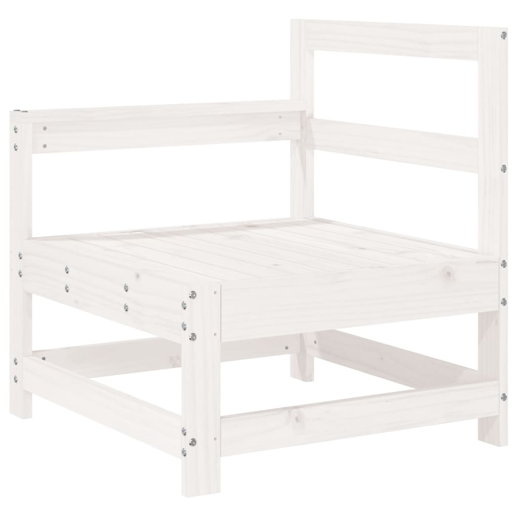 Vidaxl 3-delige loungeset massief grenenhout wit