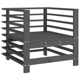 Vidaxl tuinstoelen 2 st massief grenenhout grijs