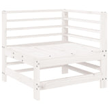 Vidaxl 3-delige loungeset massief grenenhout wit