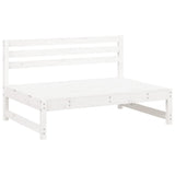 Vidaxl tuinmiddenbank 120x80 cm massief grenenhout wit