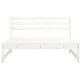 Vidaxl tuinmiddenbank 120x80 cm massief grenenhout wit