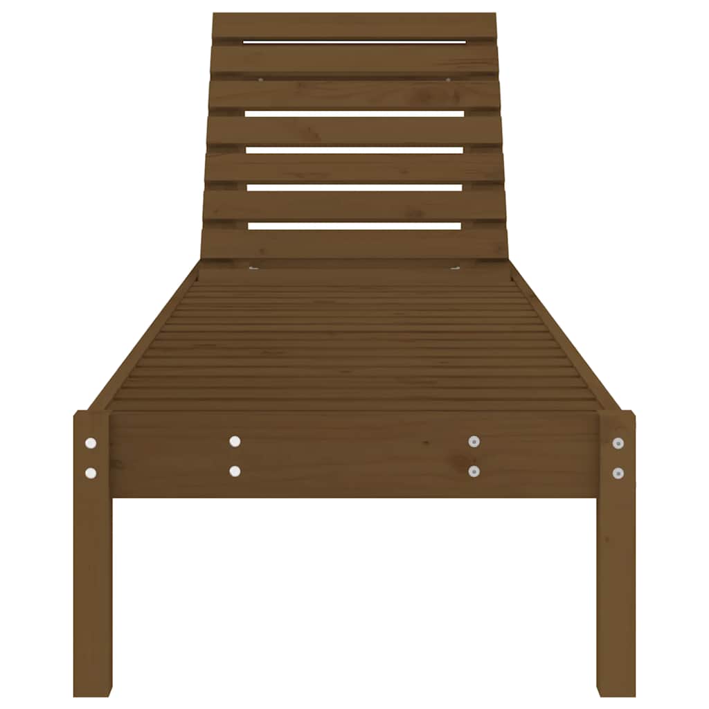 Vidaxl ligbed 199,5x60x74 cm massief grenenhout bruin