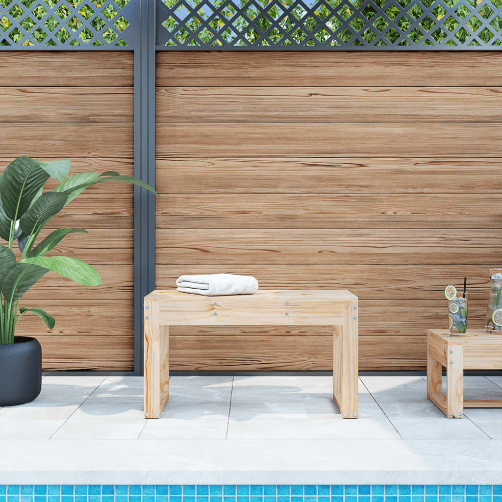 Vidaxl tuinbank 80x38x45 cm massief grenenhout