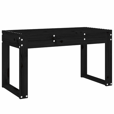Vidaxl tuinbank 80x38x45 cm massief grenenhout zwart