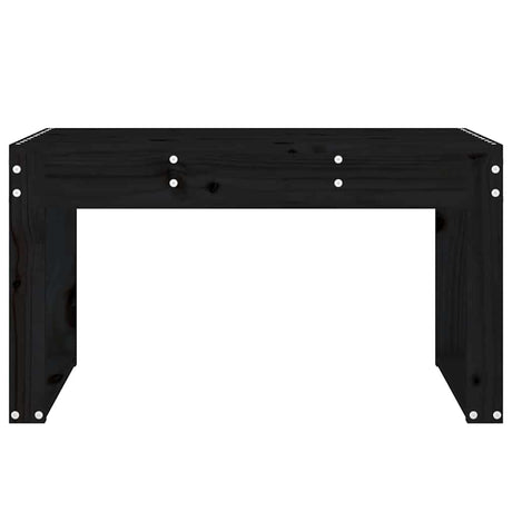 Vidaxl tuinbank 80x38x45 cm massief grenenhout zwart