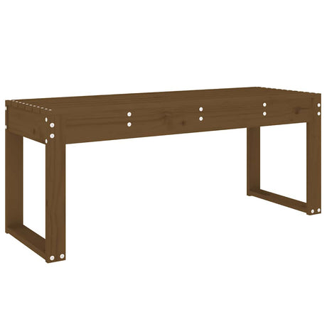 Vidaxl tuinbank 110x38x45 cm massief grenenhout honingbruin